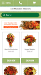Mobile Screenshot of 1stmomentflowers.net