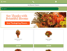 Tablet Screenshot of 1stmomentflowers.net